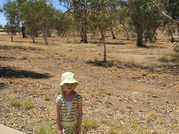 Christina i Alice Springs 2. marts 2008