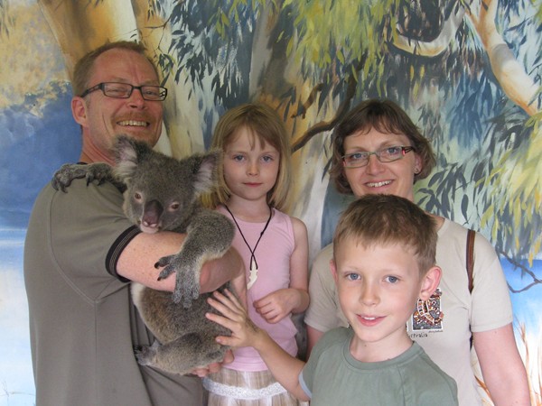 Familieforgelse i Kuranda i Cairns 7. marts 2008